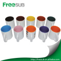 Freesub intérieure couleur sublimation 11oz tasses à café blanc